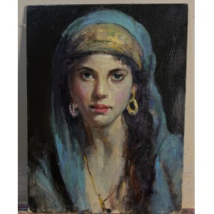 ANONIMO, Portrait d'une femme orientale