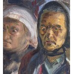 ANONIMO, Two female figures in peasant attire