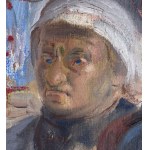 ANONIMO, Two female figures in peasant attire