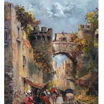 ANONIMO, rue napolitaine avec marché