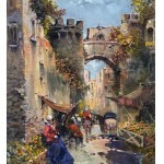 ANONIMO, rue napolitaine avec marché