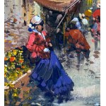 ANONIMO, rue napolitaine avec marché