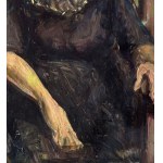 ANONIMO, Portrait of a woman with a parrot