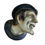Terracotta candle holder sculpture