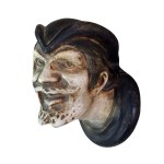 Terracotta candle holder sculpture