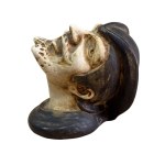 Terracotta candle holder sculpture