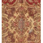 Lot of 10 textile items, including a rug and curtains