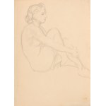 Kasper POCHWALSKI (1899-1971), Nude of a seated woman, 1953
