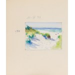 Soter August JAXA-MAŁACHOWSKI (1867-1952), Entrance to the beach, 1939