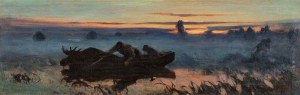 Julian FAŁAT (1853-1929), Po polowaniu, ok. 1907
