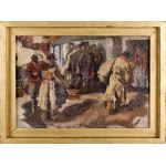 Włodzimierz TETMAJER (1862-1923), Scene in front of a country house