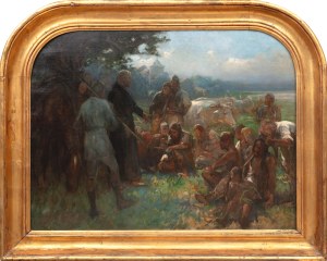 Zygmunt AJDUKIEWICZ (1861-1917), Nawracanie pogan, ok. 1900