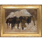 Jerzy KOSSAK (1886-1955), Kirasjerzy in front of the hut