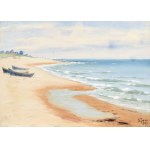 Soter August JAXA-MAŁACHOWSKI (1867-1952), On the shore of the Baltic Sea, 1929