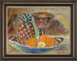 Czesław RZEPIŃSKI (1905-1995), Martwa natura z ananasem