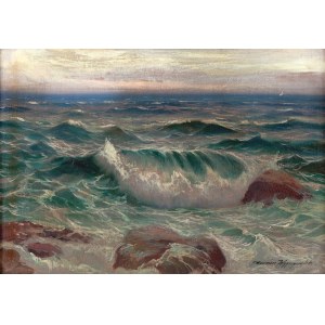 Feliks Kazimierz WYGRZYWALSKI (1903-1966), Il mare che sale, anni Trenta.