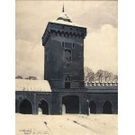 Odo DOBROWOLSKI (1883-1917), Widok na Bramę Floriańską w Krakowie