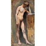 Władysław Jan POCHWALSKI (1860-1924), Male nude