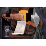 Alicja HALICKA (1894 - 1975), Still life with violin