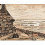 Jean PESKÉ (1870-1949), A seaside walk