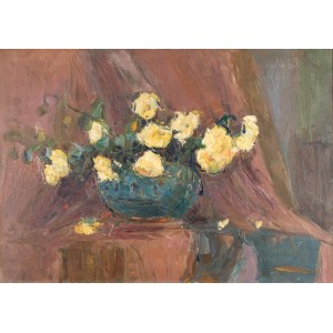 Włodzimierz TERLIKOWSKI (1873-1951), Żółte róże, 1923