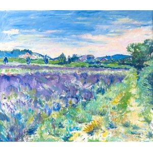 Teresa WALLIS-JONIAK (ur. 1926), Prowansalska łąka, 2012