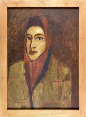 Jerzy NOWOSIELSKI (1923-2011), Portret mężczyzny z prawego profilu, lata 40