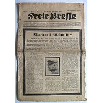 FREIE PRESSE. Lodz, Montag, den 13 Mai 1935. jahrgang 13. Nr. 133. Druck und Verlag : "Libertas"....