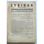 SYBIRAK. W-wa, April 1936. year III. No. 1 (9). 87,[1]. Print. Zakł. Graf. "Poland United." Brochure, ed.