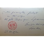[PHOTO]. ORP "WICHER." Black and white photograph of oblong format 17/11 cm. On the reverse handwritten ...