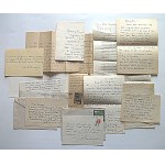 [KARPINSKI STEFAN]. A collection of 12 letters and cards to and from Stefan Karpinski on collection matters....