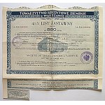 [PLEDGE LETTER]. TOWARZYSTWO KREDYTOWE ZIEMSKIE W WARSZAWIE. 4.1/2% Pledge Letter Series 5 for 880 zlotys....