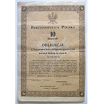 [OBLIGATION]. Republic of Poland. 10 zlotys. Bond of 5% of the State Conversion Loan of r...