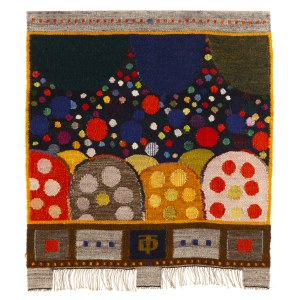 Tadeusz Dominik (1928 Szymanów - 2014 Varsovie), Le jardin, 1982