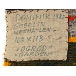 Tadeusz Dominik (1928 Szymanów - 2014 Varsovie), Le jardin, 1982