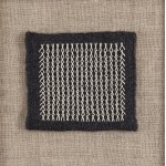 Anna Olczyk-Kocikowa (1929 - 2012 ), "Meeting" weaving miniature, 1995