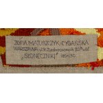 Zofia Matuszczyk-Cyganska (1915 Wloclawek - 2011 Warsaw), "Sunflowers," 1980s.