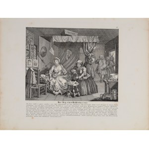 William HOGARTH (1697-1764) - according to, Der Weg einer Buhlerin (The Career of a Harlot), 19th century.