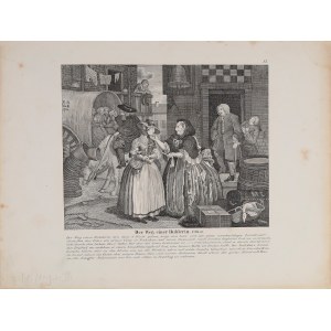 William HOGARTH (1697-1764) - according to, Der Weg einer Buhlerin (The Career of a Harlot), 19th century.