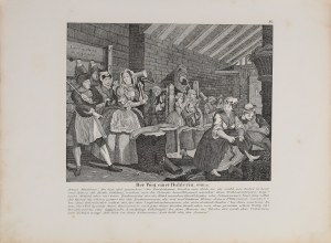 William HOGARTH (1697-1764) - według, Der Weg einer Buhlerin (Kariera nierządnicy), XIX w.