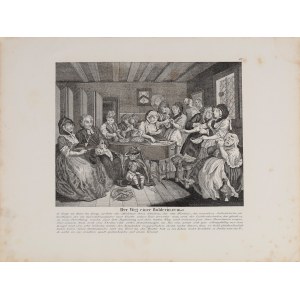 William HOGARTH (1697-1764) - according to, Der Weg einer Buhlerin (The Career of a Harlot), 19th century.