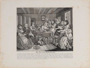 William HOGARTH (1697-1764) - według, Der Weg einer Buhlerin (Kariera nierządnicy), XIX w.