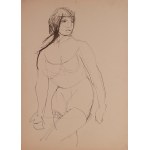 Tadeusz KULISIEWICZ (1899-1988), Female nude, 1950s.