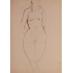 Tadeusz KULISIEWICZ (1899-1988), Female nude, 1950s.
