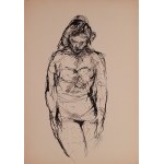 Tadeusz KULISIEWICZ (1899-1988), Sketch of a female figure, 1950s.