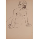 Tadeusz KULISIEWICZ (1899-1988), Sketch of a female nude, 1950s.
