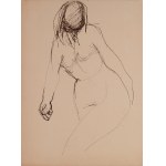 Tadeusz KULISIEWICZ (1899-1988), Sketch of a female nude, 1950s.