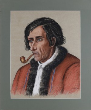 Franciszek LIPIŃSKI (XX w.), Góral z fajką (Stasek)