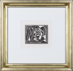 Tadeusz MAKOWSKI (1882-1932), Winieta. Kwiat w donicy, 1914