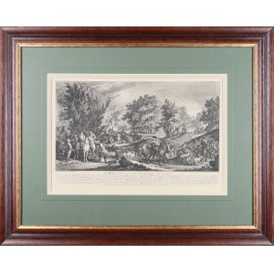 Johann Elias RIDINGER (1698-1767) - podľa, Lovecký výlet